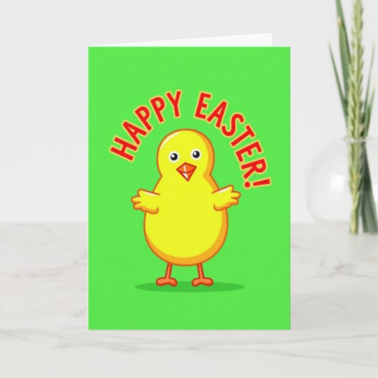 Carte joyeuse d'oiseau de printemps (Devant)