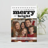 Carte Joyeuse et Lumineuse Black and White Fun (Debout devant)