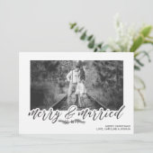 Carte Joyeuse et Mariée de Noël (Debout devant)