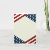 Carte Joyeuse fête 4 juillet l'indépendance (Dos)