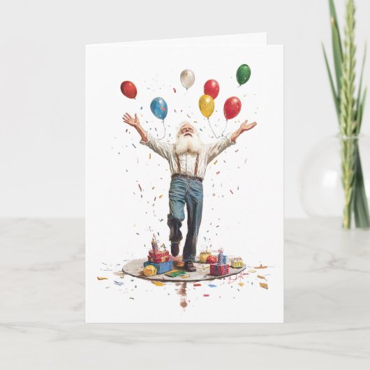 Carte Joyeuse fête d'anniversaire (Devant)