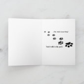 Carte Joyeuse Fête de la maman du chien (Intérieur)