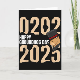 Carte Joyeuse Fête de la Marmotte le 2 février 2025 Vaca