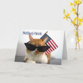 Carte Joyeuse fête de la mémoire - Chat PAWSitivement Pa (Fleur jaune)