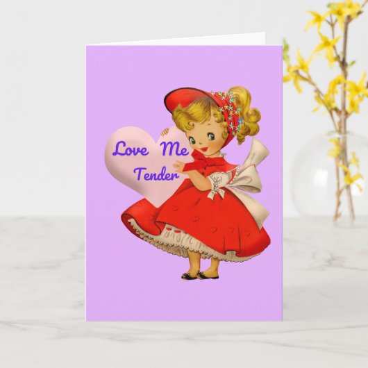 Carte Joyeuse fête de la Saint-Valentin (Fleur jaune)