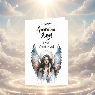 Carte Joyeuse Fête de l'ange gardien   (Hispanique)