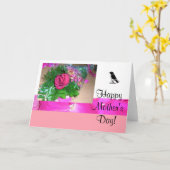 Carte Joyeuse Fête de Mère (Fleur jaune)