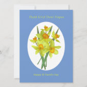 Carte Joyeuse fête de Saint David - Jonquilles galloises (Devant)