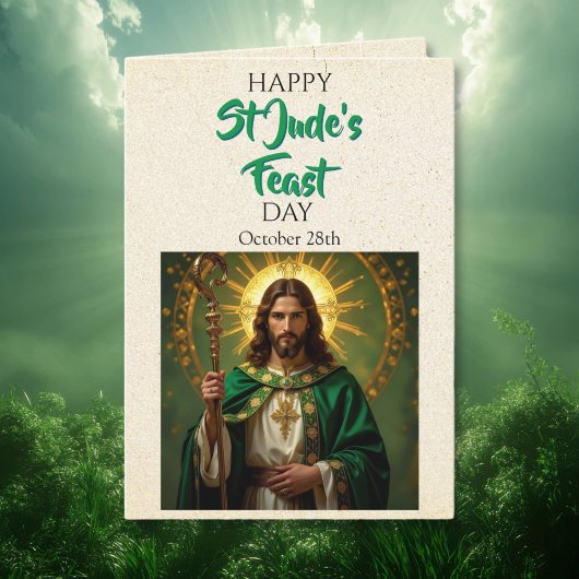 Carte Joyeuse fête de saint Jude | 28 octobre