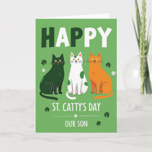 Carte Joyeuse Fête de Ste Cattys Fils