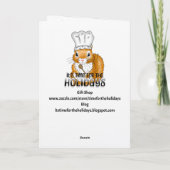 Carte Joyeuse Fête des Champignons Farcis | 4 février (Dos)