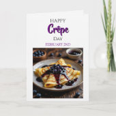 Carte Joyeuse Fête des Crêpes | 2 février (Devant)