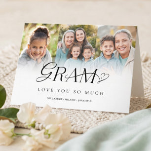 Carte Joyeuse Fête des Grands-Parents Meilleure Mémé Col