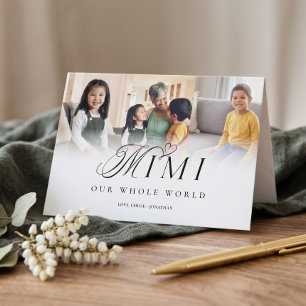 Carte Joyeuse Fête des Grands-Parents Meilleure Mimi de