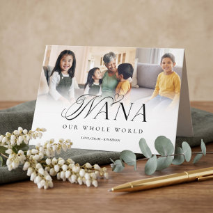 Carte Joyeuse Fête des Grands-Parents Meilleure Nana Col