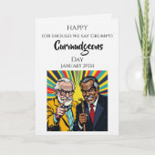 Carte Joyeuse Fête des Grognons ! 29 janvier (Devant)