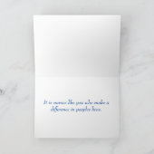 Carte Joyeuse fête des infirmières ! Hydrangea aquarelle (Intérieur)