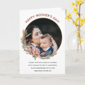 Carte Joyeuse Fête des Mères  (Fleur jaune)