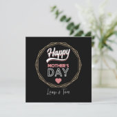Carte Joyeuse fête des mères (Debout devant)
