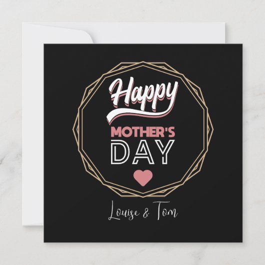 Carte Joyeuse fête des mères (Devant)