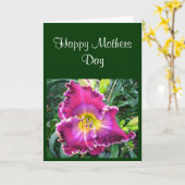 Carte Joyeuse Fête des mères (Fleur jaune)