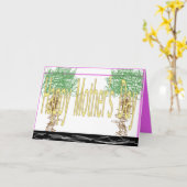 Carte Joyeuse fête des Mères (Fleur jaune)