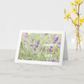 Carte Joyeuse fête des mères (Fleur jaune)