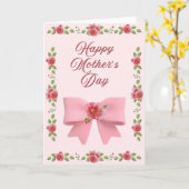 Carte Joyeuse Fête des Mères (Fleur jaune)