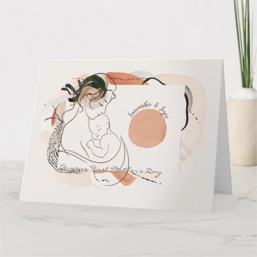 Carte Joyeuse fête des mères (Devant)