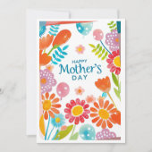 Carte Joyeuse fête des mères (Devant)