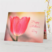 Carte Joyeuse fête des mères (Fleur jaune)