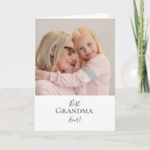 Carte Joyeuse fête des mères à la meilleure grand-mère q (Devant)