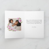 Carte Joyeuse Fête des Mères aquarelle floral élégant 1  (Intérieur)