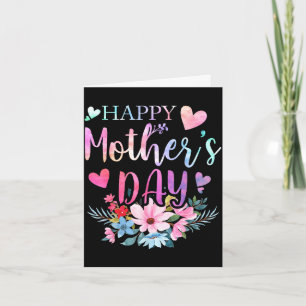 Carte Joyeuse fête des mères avec maman maman grand-mère