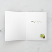 Carte Joyeuse fête des mères Avocado personnages de dess (Intérieur)