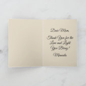 Carte Joyeuse fête des mères Chat drôle (Intérieur)