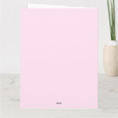 Carte "Joyeuse Fête des Mères" Cœur de fleurs à l'aquare (Dos)