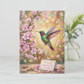 Carte Joyeuse Fête des Mères Colibri (Debout devant)