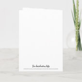 Carte "Joyeuse fête des Mères" Daisy Bouquet (Dos)