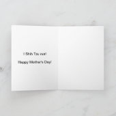 Carte Joyeuse fête des mères d'Edie le tzu chiite (Intérieur)