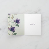 Carte Joyeuse fête des mères Design floral élégant (Intérieur)