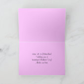 Carte Joyeuse fête des mères d'Hawaï Orange Cattleya (Intérieur)