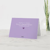 Carte Joyeuse Fête des Mères drôle violet (Dos)
