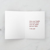 Carte Joyeuse fête des mères du chien (Intérieur)