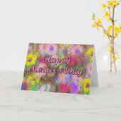 Carte Joyeuse Fête des mères et des apos (Fleur jaune)