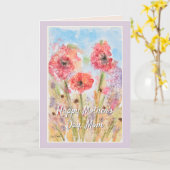 Carte Joyeuse Fête des Mères Jolis Fleurs (Fleur jaune)