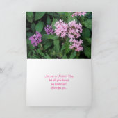 Carte Joyeuse Fête des Mères, Maman (Intérieur)