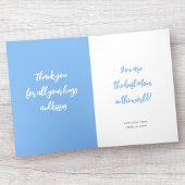 Carte Joyeuse fête des mères Maman Photo Mur Coeur bleu