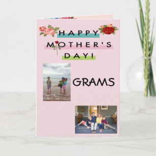 Carte Joyeuse fête des Mères Mamie !