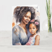 Carte Joyeuse fête des mères | Merci (Devant)